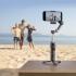 DJI Osmo Mobile 7P Gimbal Stabilizer for iPhone, Android, Native Tracking, Lighting, 3-Axis Phone Gimbal, Quick Launch, One-Tap Edit, Built-in Extension Rod & Tripod, 10hrs Use, Phone Charging - Gray